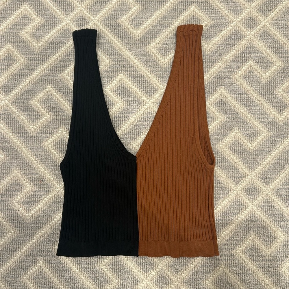STAUD cropped knit